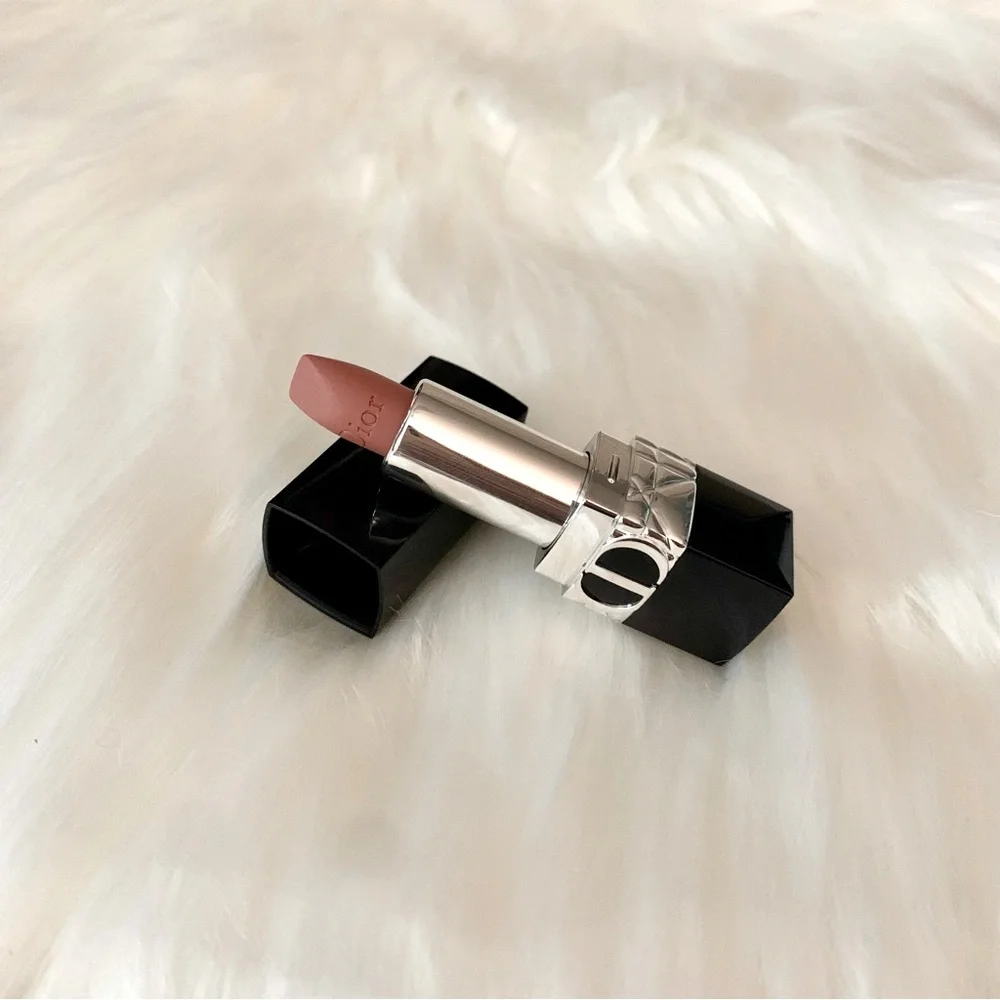 Rouge Dior 💄 Couture Color Lipstick- 100 Nude Look Matte Mini Travel Size